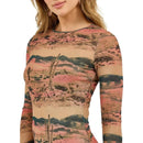 Wrangler Women’s Desert Tan Mesh Long Sleeve Maxi Dress